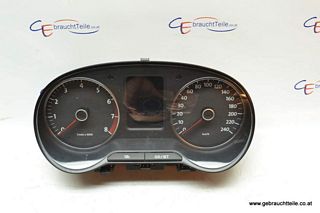 VW Polo 6R 09-12 Instrument cluster speedometer gas 240 km/h