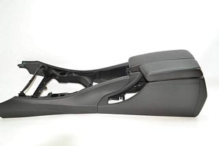 BMW 3er E90 E91 05-11 Center console panel cover Dakota leather armrest black