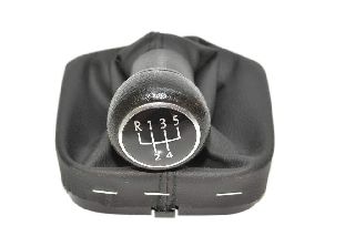 VW Polo 6R 13- Gear shift boot black 5-speed