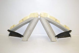 Audi A4 8K B8 07-12 Facing d pillar left and right star silver Black