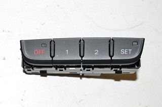 Audi A4 8K B8 07-12 Switch memory seat adjustment black Nero