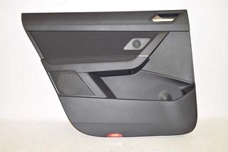 VW Touran 5T 15- Door lining inside HL rear left fabric titanium black DKB