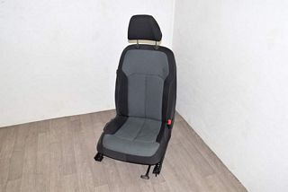 VW Passat 3C B7 10-15 Seat driver seat right front fabric dia Black/Blue