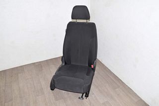 VW Passat 3C 05-10 Seat passenger seat right front fabric SWW heating foldable Black