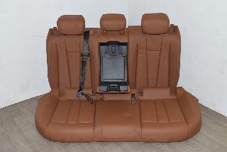 Audi A4 8W B9 16- Seat back seat seat rear leather KMC cedar Brown/granite