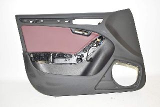 Audi A5 8T 12- Door lining inside VL front left Garnet Red back