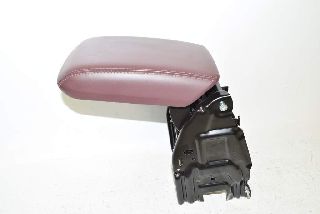 Audi A5 8T 12- Armrest lining center armrest leather pomegranate red IB DS3