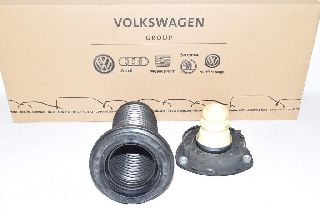 VW Golf 7 AU FL 17- Shock absorber VL VR strut bearing stop buffer bellows SET