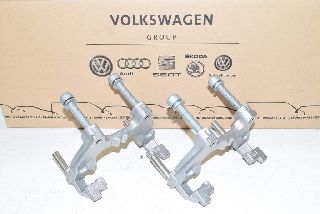 VW Golf 7 1K 12-15 Brake caliper carrier holder HL + HR Rear Left + Right 300x12 SET original