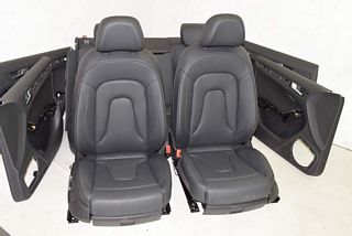 Audi A5 8T 12- Seat seat set completely leather Milano seat heating seat ventilation TOP Sportback black