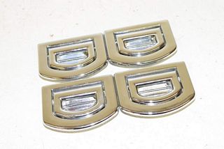 VW Passat 3C B7 10-15 Trunk Lashing eyelets Lashing eyes SET 4 pieces chrome