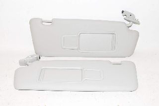 Audi Q3 8U 16- Sun visor with mirror right and left moon silver FT9 - South Korea