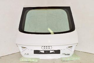 Audi A5 8T 12- Rear flap trunk lid Sportback + rear window LC9Y Ibis white TOP