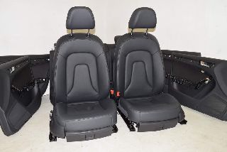 Audi A5 8T 12- Seat complete set of synthetic leather Sportback black seat heating TOP