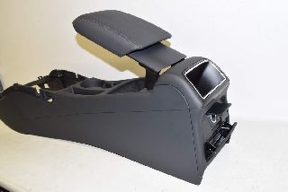 Audi A5 8T 07-12 Center console cladding cover + armrest ARTIFICIAL LEATHER black