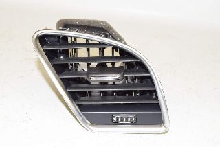 Audi A4 8K B8 12-15 Air nozzle, ventilation grille, front right, black chrome ORIGINAL