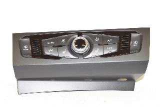 Audi A5 8F 12-17 Climate control unit for seat heating, display unit Climatronic, glossy chrome black