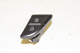 Audi A5 8T 07-12 Central locking switch ZV ORIGINAL left front black