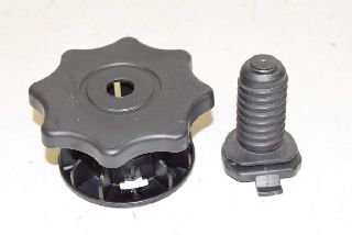 Audi A4 8K B8 12-15 Spare wheel attachment screw, black ORIGINAL