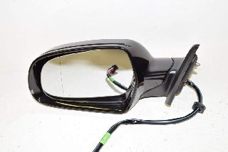 Audi A5 8T 12- Outside mirror mirror electric VL left foldable LY9T black