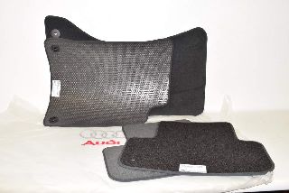 Audi A4 8K B8 12-15 Floor mats floor mats SET front + rear original Audi black QA5