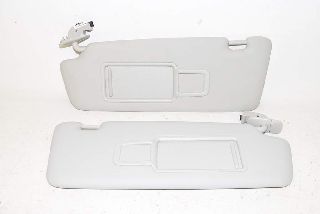 Audi A4 8K B8 12-15 Sun visor with mirror on the right and left lunar silver FT9 - South Korea