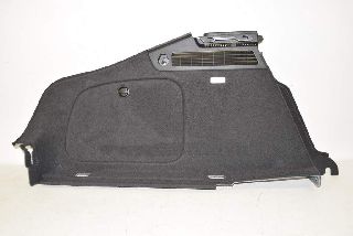 Audi A5 8T 07-12 Trunk lining left with small lid for Sportback black