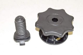 Audi A1 8X 14-17 Screw for spare wheel attachment black 2 pieces