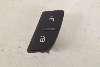 Audi A7 4G 11-14 Central locking switch ZV black ORIGINAL