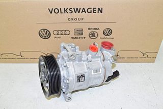 VW Caddy 2K 16- Denso air conditioning compressor with ORIGINAL pulley