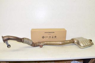 Audi A7 4G 15- Exhaust downpipe flexible pipe front silencer 2,0TFSI 34km ORIGINAL