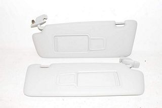 Audi A4 8K B8 07-12 Sun visor with mirror on the right and left star silver W86 ORIGINAL