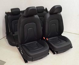 Audi A5 8T 12- Seat set complete leather imitation leather seat heating QJH black Sportback