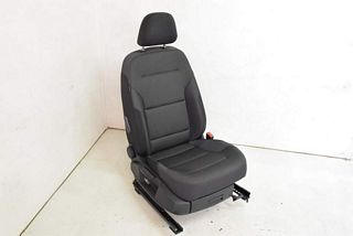 VW Golf 7 1K 12-15 Seat, front passenger seat, right, cloth AZY, titanium black/swing