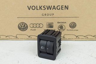 VW Golf 7 1K 12-15 Headlamp leveling switch, black ORIGINAL