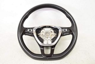 VW Golf 7 Sportsvan 14- Steering wheel leather multifunction cruise control BC radio ORIGINAL