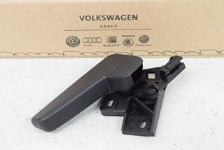 VW Touran 5T 15- Handle bearing bracket for bonnet cable ORIGINAL black