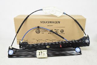 VW Touran 5T 15- Electric window regulator VR front right without motor ORIGINAL only 9km