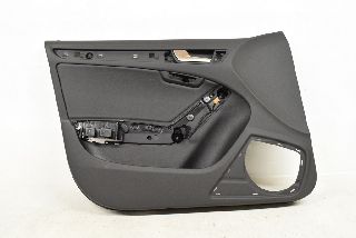 Audi A5 8T 12- Door door panel inside VL front left black soul LEATHER Milano Sportback