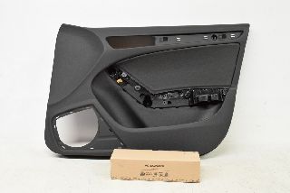 Audi A5 8T 12- Door panel inside VR front right leather WFA black ORIGINAL