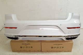 VW Arteon 17- Rear bumper Oryxweiss L0K1 4x PDC sensor ORIGINAL