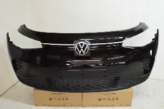 VW ID4 E21 20- Front bumper myth black LY9T 6x parking assistant ORIGINAL