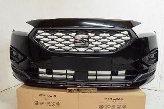 Seat Tarraco KN2 19- Front bumper LC9X Deep Black 6x park assist ORIGINAL