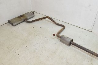 Seat Leon 5F 14- Exhaust rear silencer + front silencer ORIGINAL 1.2TSI ORIGINAL