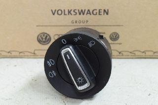 VW Golf 7 1K 12-15 Switch light switch NSW NSL black/chrome ORIGINAL