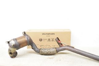 Audi A3 8V 12-15 Catalyst catalytic converter with flex pipe and exhaust pipe petrol engine ORIGINAL