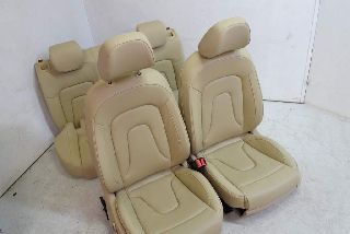 Audi A5 8T 12- Seat seating set complete leather Milano seat heating seat ventilation velvet beige BK4 TOP Sportback