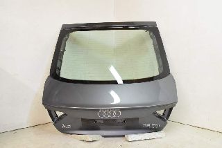 Audi A5 8T 12- Tailgate boot lid Sportback S-Line + rear window LX7R monsoon gray ORIGINAL