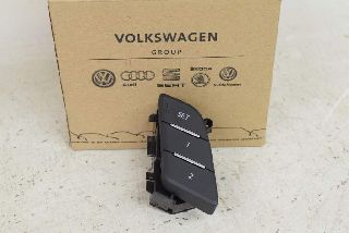 Audi A4 8W B9 16- Switch Memory Seat Adjustment Front Left Black ORIGINAL