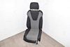 Seat Leon 1P 05-14 Seat passenger seat right front fabric seat black Grey